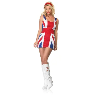 Мини рокля с британското знаме