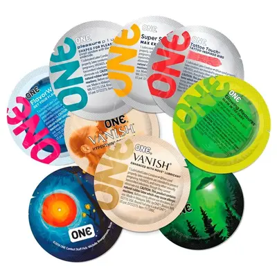 Презерватив ONE Mixed Pleasures, 12 бр.