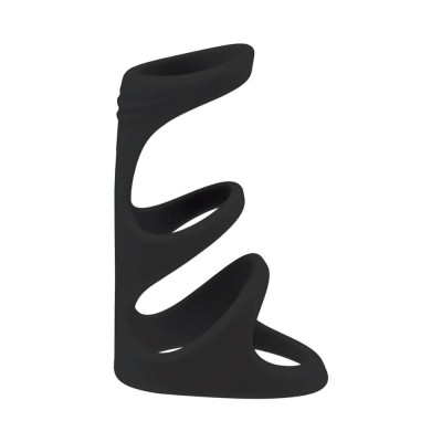 Троен силиконов пенис ринг LEVELZ