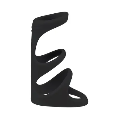 Троен силиконов пенис ринг LEVELZ