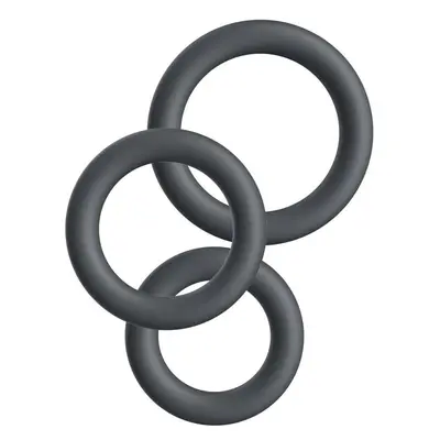 Комплект пенис рингове Playhouse, Cock Ring Set – Сиви, 3 броя