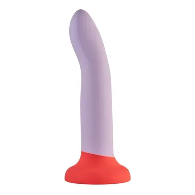 Силиконово дилдо Dreamtoys, Love Signal 2-Toned Love Stick Large, Лилаво, 20,5 см