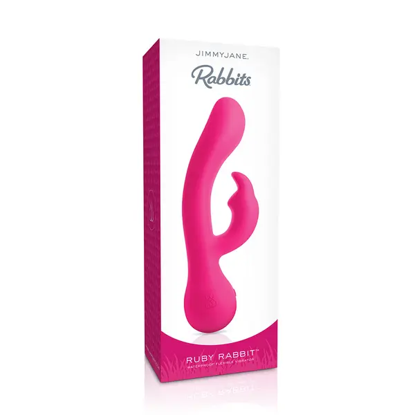 Вибратор Rabbits JimmyJane Ruby Rabbit, Водоустойчив, Розов Sex Shop Sexwell - 2