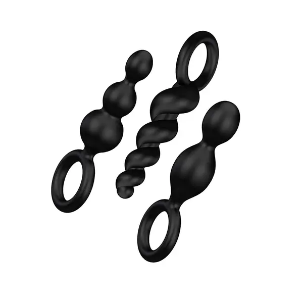 Анални разширители Satisfyer, черни