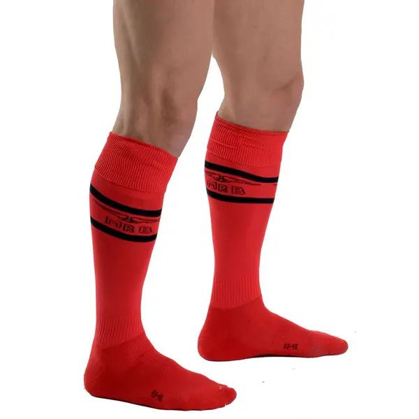 Мъжки високи чорапи, червени