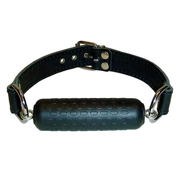 Наустник от кожа с релефен цилиндър