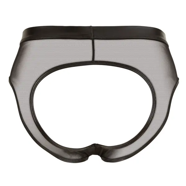 Слип с открито дупе от еластична мрежа