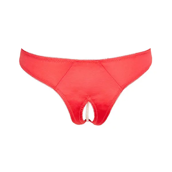 Прашка с перли и отворено дъно