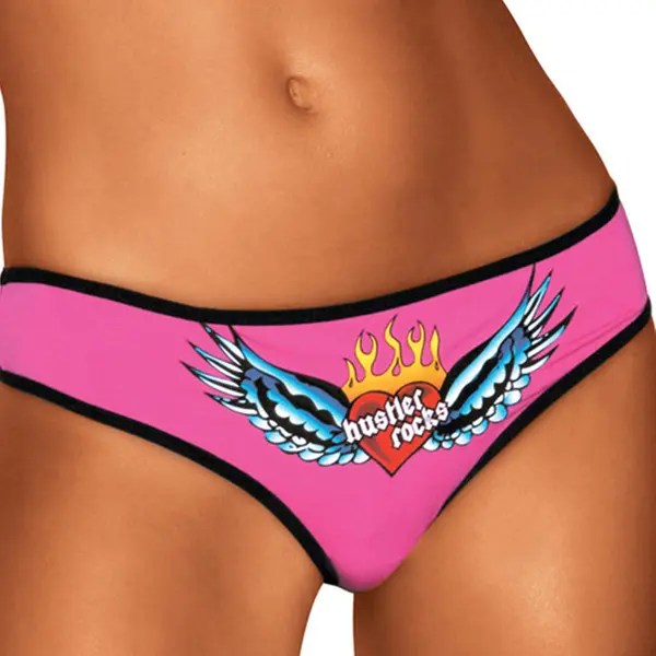 Прашки Hustler с крилато сърце