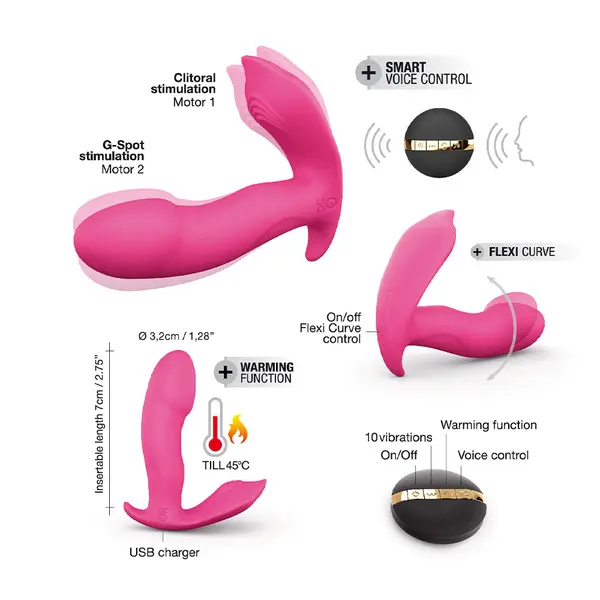 Вибратор за G-точка и клитор SECRET CLIT