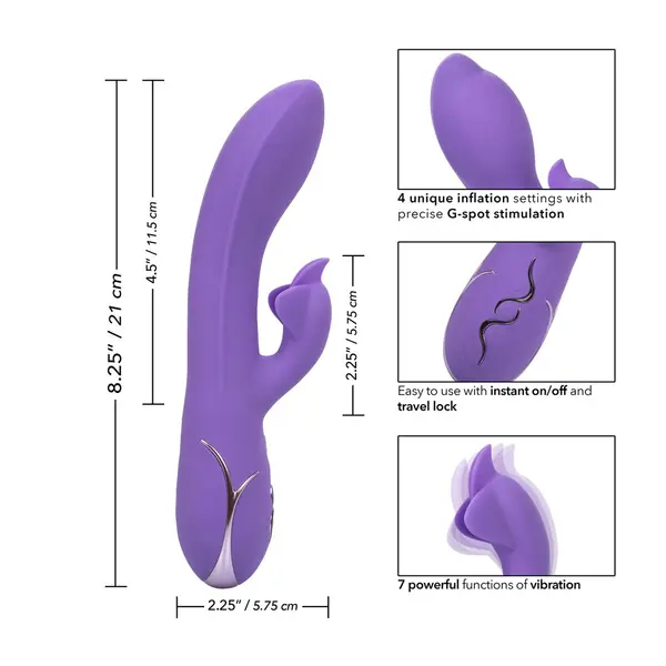 Вибратор Calexotics Insatiable G, Надуваем, Г-точка, 21 см, Sex shop, Sexwell-6