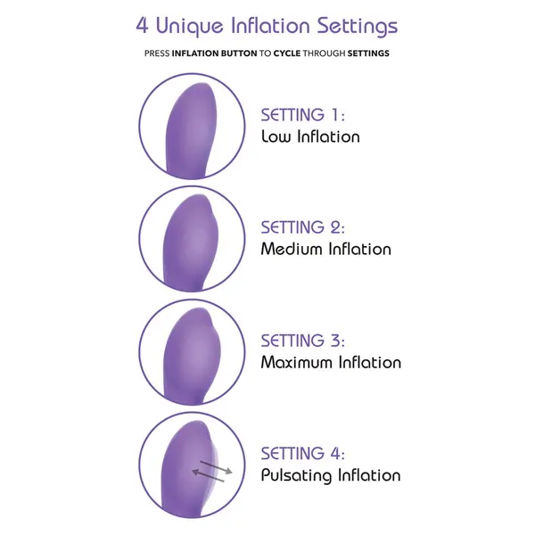 Вибратор Calexotics Insatiable G, Надуваем, Г-точка, 21 см, Sex shop, Sexwell-3