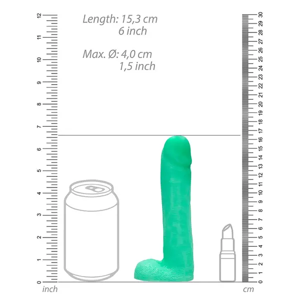 Сапун с формата на дилдо, фосфоресциращ