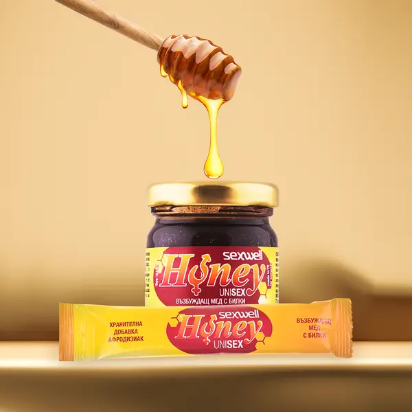 Възбуждащ мед с билки Sexwell Honey Бурканче