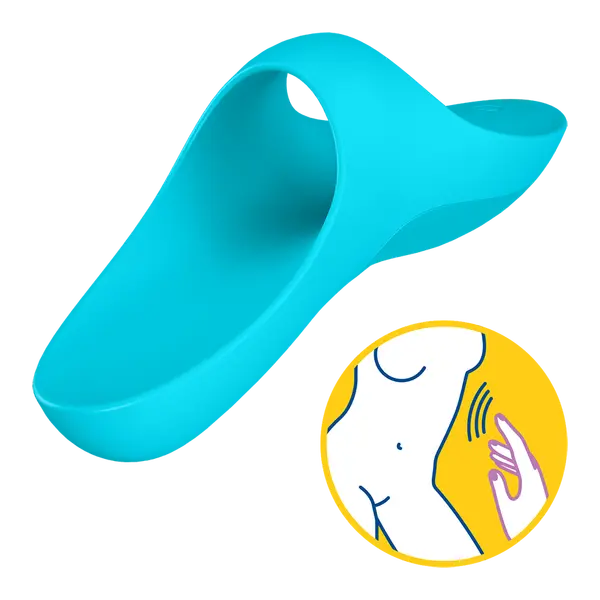 Вибратор за пръст Teaser син