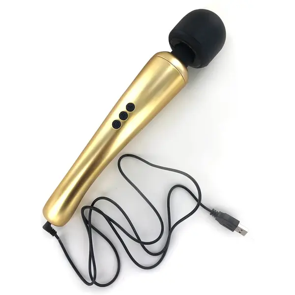 Масажор Megawand, черно-златно