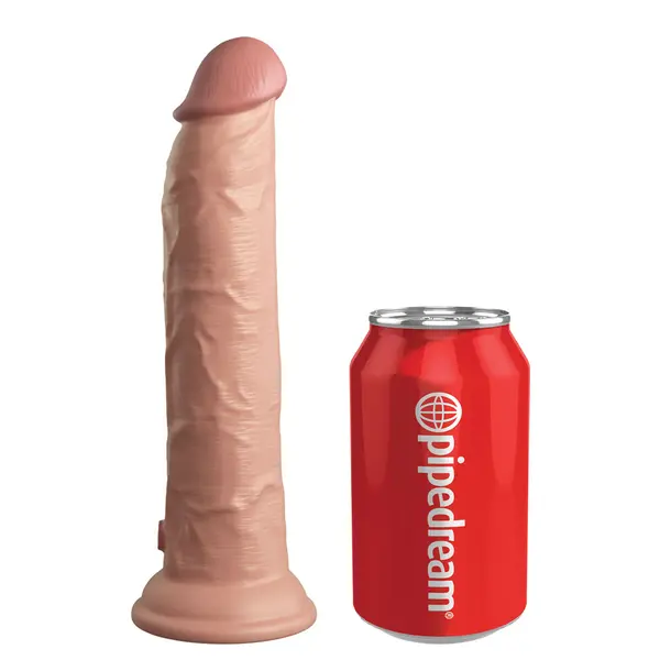 Вибриращо дилдо King Cock Elite 25 см