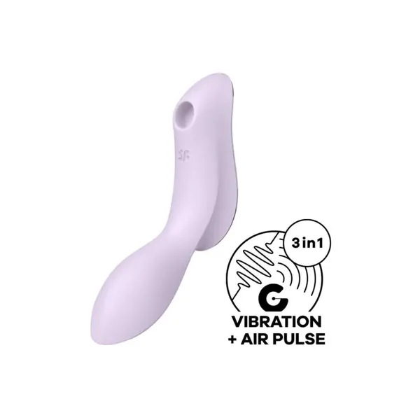 Вибратор със стимулатор Curvy Trinity 2