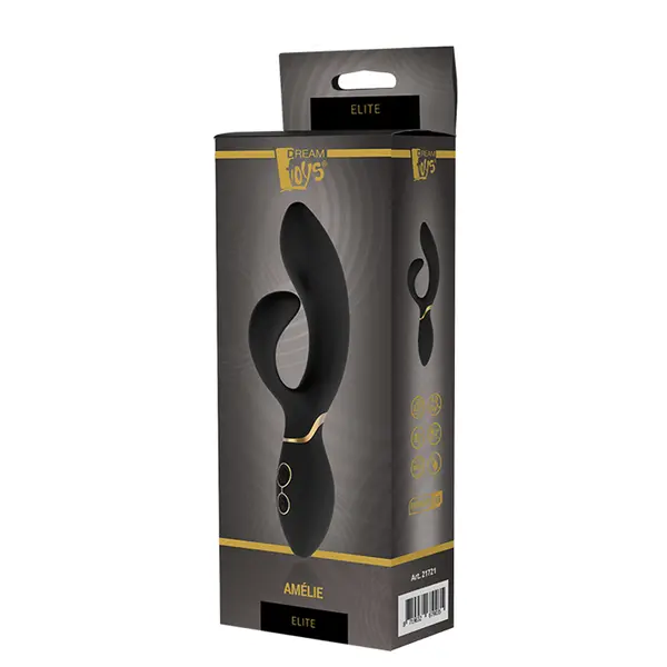 Вибратор с клитор стимулатор ELITE Amelie