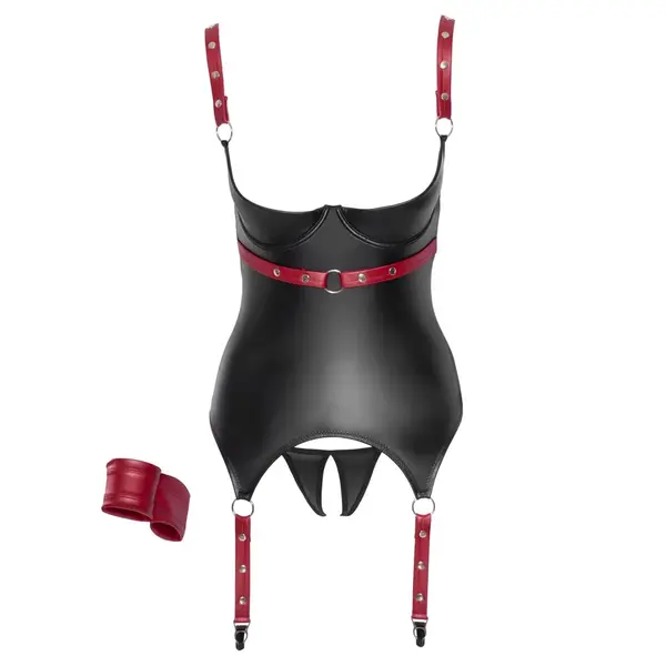 Разкриващ комплект с нашийник и белезници