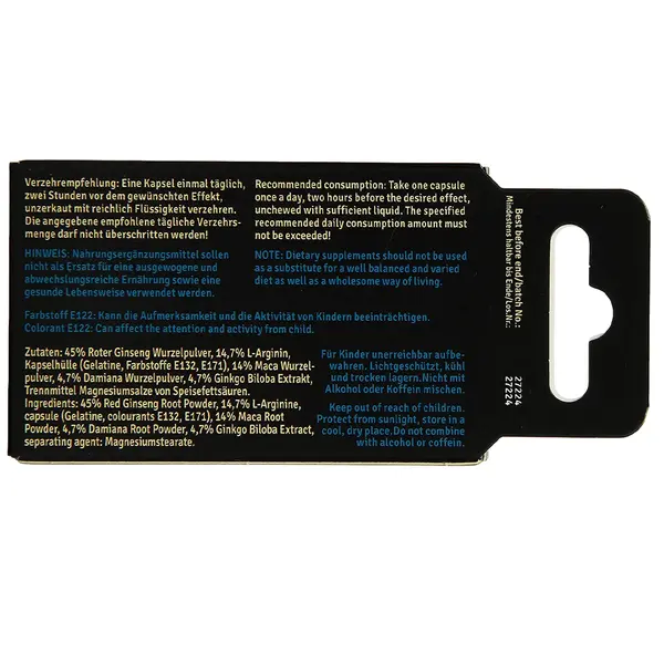 Възбуждащи таблетки за мъже PRORINO