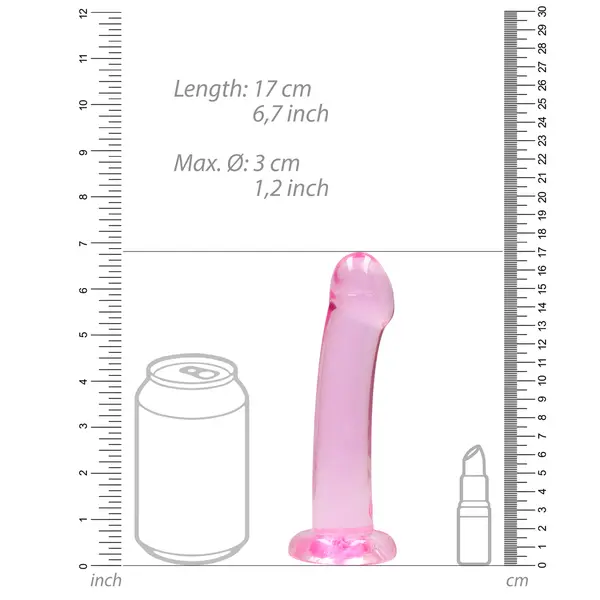 Дилдо с вакуум CRYSTAL CLEAR