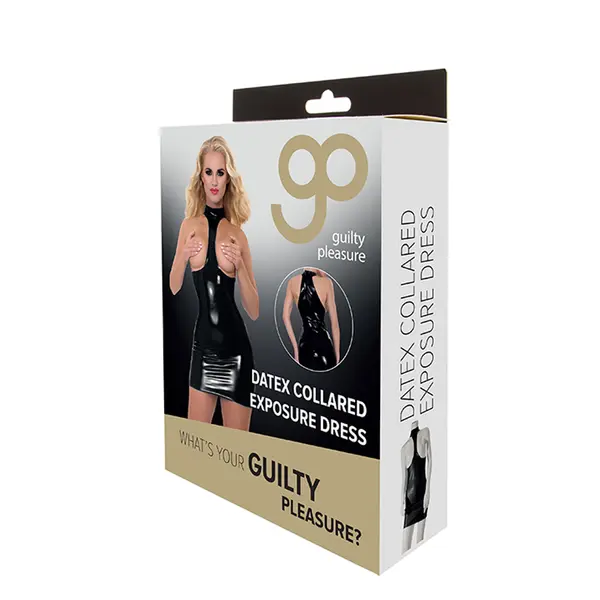 Рокля с яка и открити гърди от Datex GP