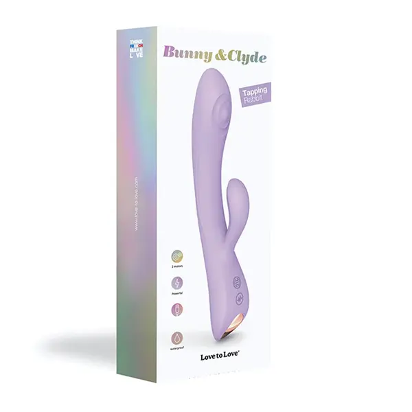 Вибратор с Клиторстимулатор Bunny and Clyde, Тупкащ, Лилав Sex Shop Sexwell - 4