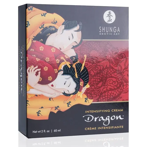 възбуждащ крем DRAGON Shunga, усещане за огън и лед, от sexshop sexwell