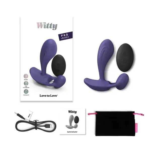 Стимулатор Love to Love WITTY за G и P-точка, Силиконов-4