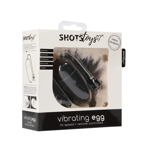 10 Speed Vibrating Egg черно