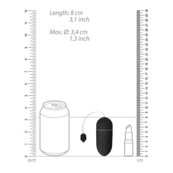 10 Speed Vibrating Egg черно