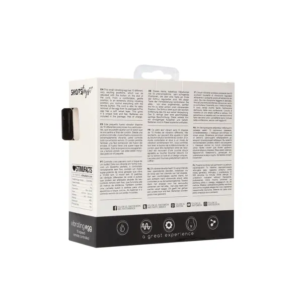 10 Speed Vibrating Egg черно