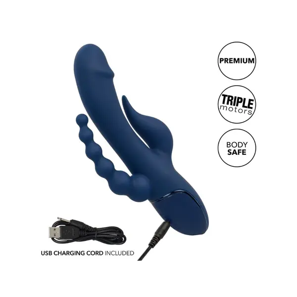 Вибратор Triple Orgasm тройна стимулация