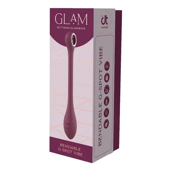 Вибратор GLAM за G-точка огъващ се