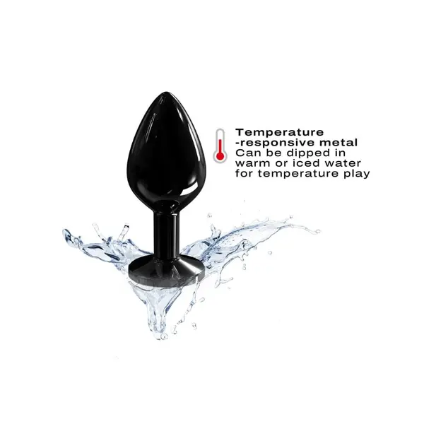 Анален разширител с черен камък S