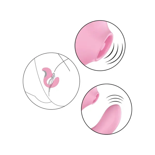 Вибратор с клиторстимулатор TWIST