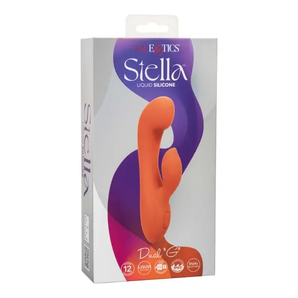 Вибратор Заек Calexotics Stella Dual G, 12 Функции, Оранжев Sex Shop Sexwell - 2