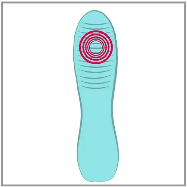 Мини вибратор Cuties серия 3, зелен