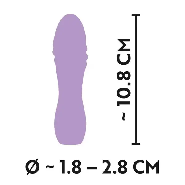 Мини вибратор Cuties серия 3, лилав
