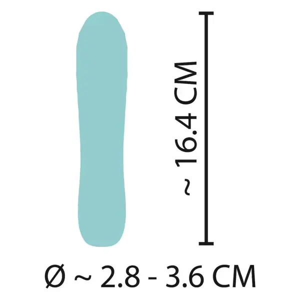 Вибратор Cuties Special Edition, 16.4 см, Силиконов, Син, Sex Shop Sexwell-5