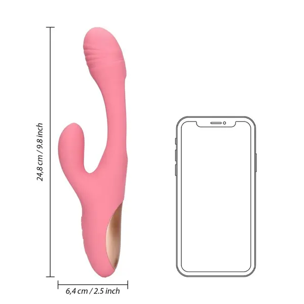 Пляскащ Вибратор Loveline, за Г-точка, за Комплексни оргазми Sex Shop Sexwell - 7