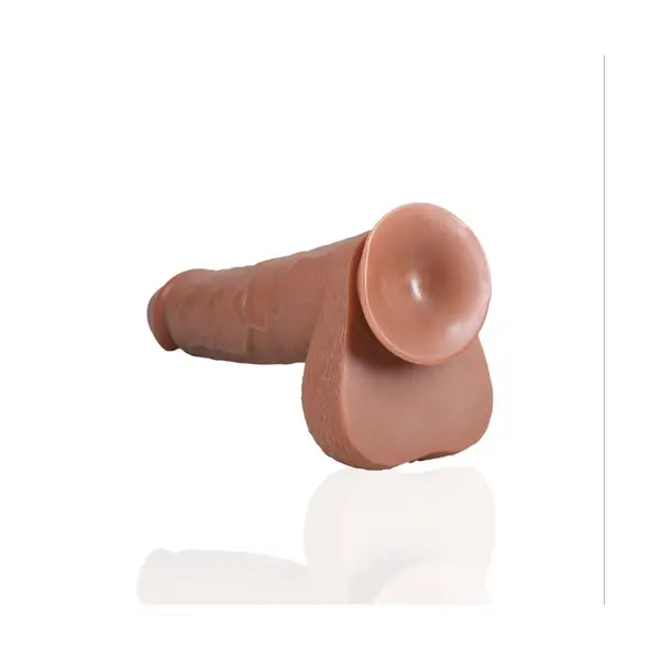 Голямо реалистично дилдо с тестиси 38 см