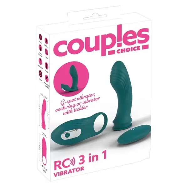 Вибратор You 2 Toys Coup!es Choice 3 в 1,с Дистанционно Sex Shop Sexwell-2
