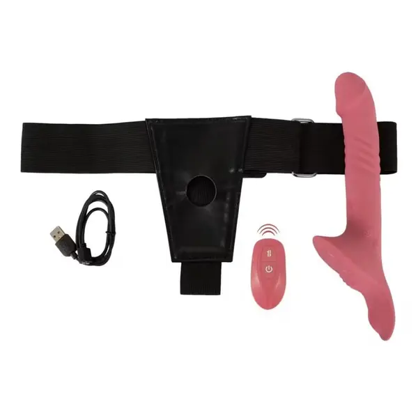 Дамски пенис колан с вибратор