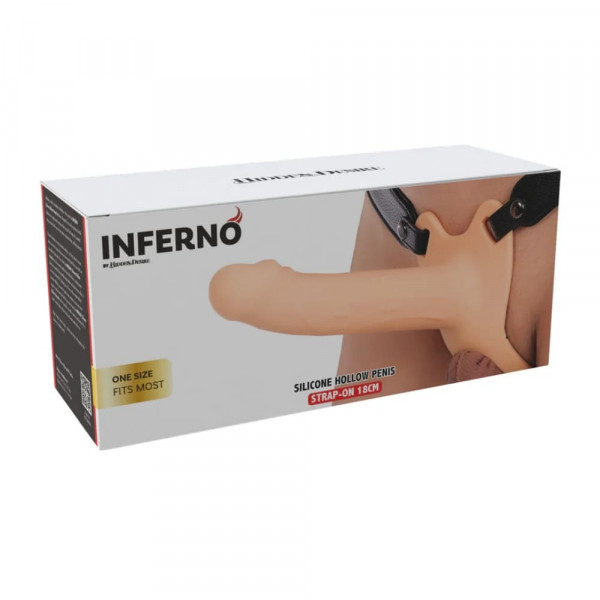 Пенис колан за мъже Inferno 18 см