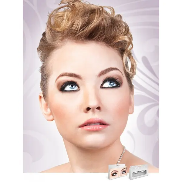 Леко извити мигли с неравномерна дължина