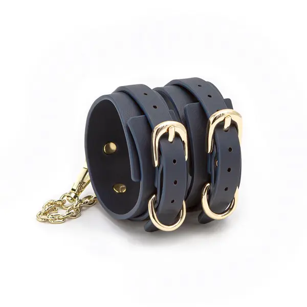 Белезници за крака за BDSM Couture, син