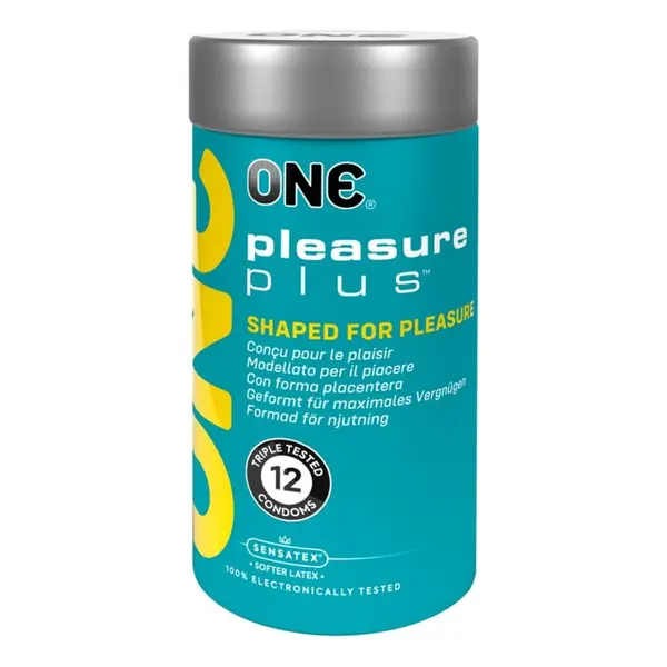Презерватив ONE Pleasure Plus, 12 бр.