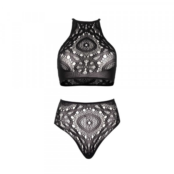 Бюстие и прашка с висока талия